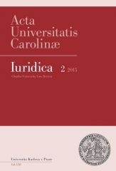 Acta Universitatis Carolinae 2/2015
