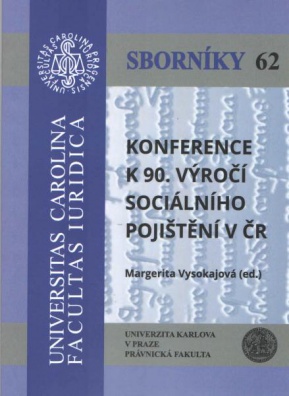 Konference k 90. výročí sociálního pojištění v ČR, sborníky 62