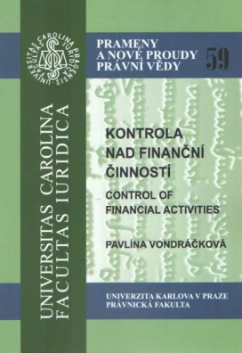 Kontrola nad finanční činností - Control of financial activities, Prameny 59