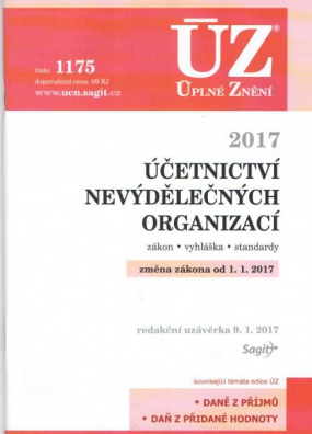 ÚZ č.1175  Účetnictví nevýdělečných organizací 2017