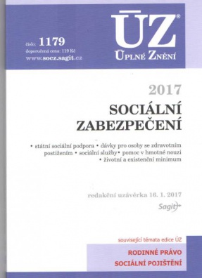 ÚZ č.1179 Sociální zabezpečení 2017