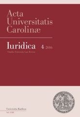 Acta Universitatis Carolinae 4/2016
