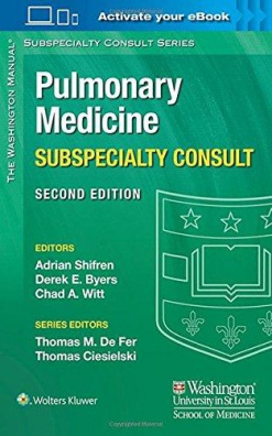 Washington Manual - Pulmonary Medicine Subspecialty Consult
