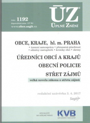 ÚZ č.1192 Obce, kraje, hl. město Praha 2017