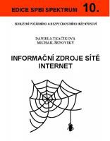 10. Informační zdroje sítě internet