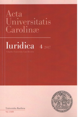 Acta Universitatis Carolinae 4/2017