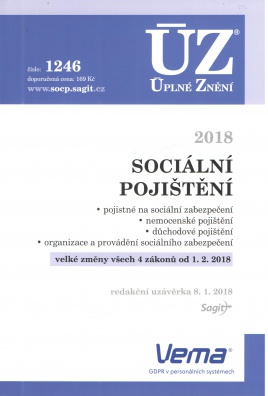 ÚZ č.1246 Sociální pojištění 2018