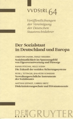 Veröffentlichungen der Vereinigung der Deutschen Staatsrechtslehrer. Band 64