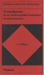 Grundgesetz für die Bundesrepublik Deutschland. Taschenkommentar