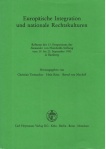 Europäische Integration und nationale Rechtskulturen
