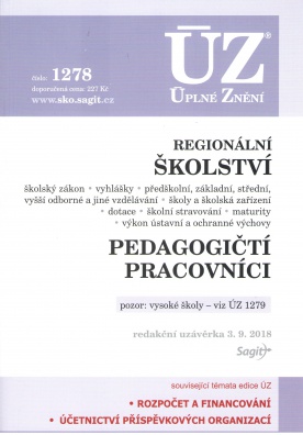 ÚZ č.1278 Regionální školství