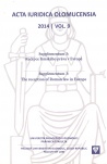 Acta iuridica Olomucensia. 3/2014