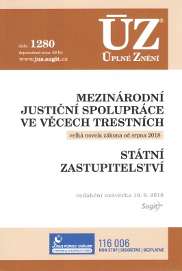 ÚZ č.1280 Mezinárodní justiční spolupráce