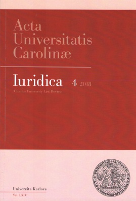 Acta Universitatis Carolinae 4/2018