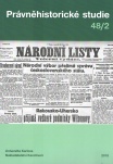 Právněhistorické studie 48/2