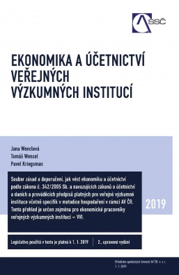 Ekonomika a účetnictví veřejných výzkumných institucí - 2. vydání