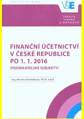 Finanční účetnictví v České republice po 1.1.2016 (podnikatelské subjekty)