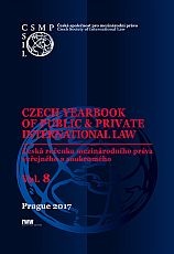 Czech Yearbook of International Law - Vol. 8 - Česká ročenka mezinárodního práva