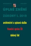 Aktualizace 2019 I/4 - Úplné znění zákony I. 2019