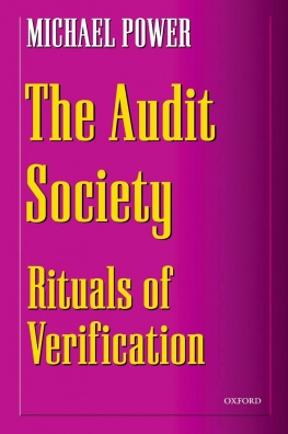 The Audit Society - Rituals of Verification