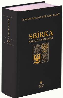 Sbírka nálezů a usnesení ÚS ČR, svazek 87 (vč. CD)