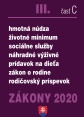 Zákony III. C / 2020, Sociálne zákony, sociálne služby a sociálno-právna ochrana detí