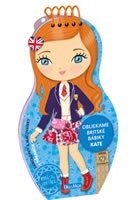 Obliekame britské bábiky KATE Maľovanky