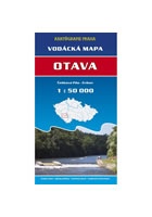 Vodácká mapa - Otava/Čeňkova pila - Zvíkov/1:50 tis.