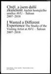Chtěl_a jsem další zkušenost. Ateliér hostujícího umělce AVU. Šaloun 2007–2018