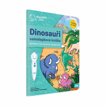Samolepková knížka Dinosauři. Interaktivní mluvící kniha