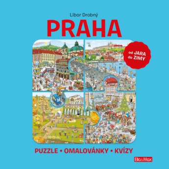 Praha. Puzzle - Omalovánky - Kvízy