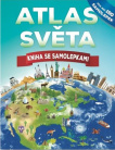 Atlas světa - Kniha se samolepkami 