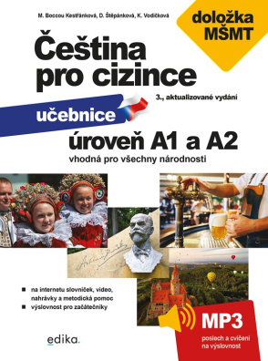 Čeština pro cizince A1 a A2 učebnice a cvičebnice s doložkou MŠMT