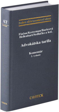 Advokátska tarifa. Komentár. 2. vydanie