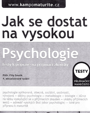 Jak se dostat na vysokou - Psychologie, 4.vydání