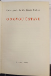 O novou ústavu svazek 1.