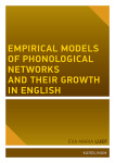 Empirical models of phonological networks and their growth in English