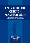 Encyklopedie českých právních dějin, XXV. svazek Biografie právníků S-Ž
