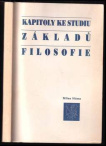 Kapitoly ke studiu základů filosofie