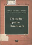 Tři studie o právu občanském