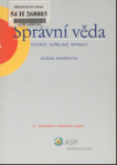 Správní věda : teorie veřejné správy 2, vydání