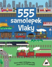 555 samolepek - Vlaky 