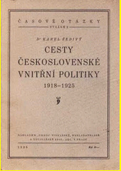 Cesty československé vnitřní politiky 1918-1925