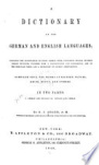 Dictionary of the german and englich languages
