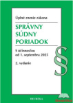 Správny súdny poriadok. Úzz, 2. vydanie, 9/2025