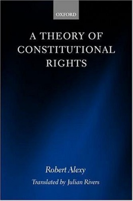 Theory of Constitutional Rights