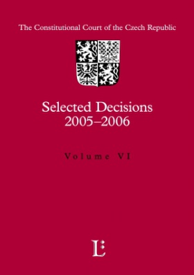 Selected Decisions of the Constitut.Court 2005-2006 Vol. VI