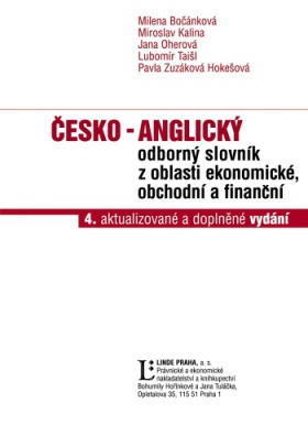 Česko-anglický odborný slovník z obl.ekon.,obch. a fin.,4.v.