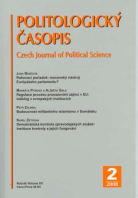 Politologický časopis 2/2008