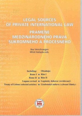Pramene medzinárodného práva súkromného a procesného-Legal sources of private